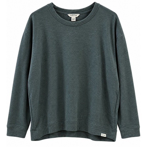 Orvis Other - Orvis Men's XL Modal Blend Crewneck Pullover Sweatshirt Charcoal Gray